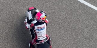 PEMBALAP INDONESIA - Pembalap muda berbakat Indonesia di MotoGP 2026 kelas Moto3, Veda Ega Pratama memacu motorya di race Moto3 Jerman 2026, Minggu (12/7/2026). Inilah hasil dan klasemen Veda Ega Pratama terbaru. OFFICIAL INSTAGRAM HONDA TEAM ASIA/REPRO