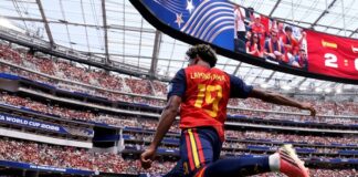 TAK LAGI FAVORIT - Lamine Yamal Dkk di Skuad Timnas Spanyol tak lagi jadi unggulan pertama tim Eropa favorit Juara Piala Dunia FIFA 2026! Ini daftar prediksi tebaru Super Computer Opta untuk FIFA World Cup Champion 2026, Selasa (7/7/20526). OFFICIAL INSTAGRAM NATIONAL TEAM OF SPAIN/REPRO