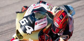 PEMBALAP INDONESIA - Pembalap Indonesia di Kelas Moto2, Mario Aji akhirnya Comeback setelah absen akibat cedera dari crash di race MotoGP 2026 beberapa waktu lalu. Namun, Mario Aji gagal finisjh di race Moto2 Jerman 2026 hari ini, Minggu ()12/7/2026). OFFICIAL INSTAGRAM HONDA TEAM ASIA/REPRO