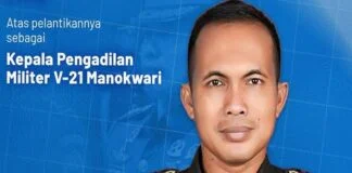 ALUMNI TARUNA NUSANTARA - Letkol CHK M Nur Sakdi, S.H, M.H resmi dilantik menjadi Kepala Pengadilan Militer V-12 Manokwari. Ia adalah alumni SMA Taruna Nusantara dari TN9. ini profilnya, Kamis (16/7/2026). OFFICIAL INSTAGRAM IKASTARA/REPRO