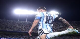 TOP SKOR FIFA - Lionel Messi berkesempatan memenangkan Goolden Boots alias sepatu emas Top Skor Piala Dunia 2026. Laga Argentina Vs Inggris 2026 yang trsaji ddi duel Babak Semifinal Piala Dunia 2026 pada Kamis (16/7/2026) dini hari WIB ini jadi karpet merahnya. OFFICIAL INSTAGRAM NATIOANAL TEAM OF ARGENTINA/REPRO