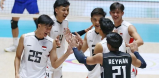 Hasil SEA V League 2026: Timnas Voli Indonesia Taklukkan Kamboja Tiga Set Langsung Pemain Timnas Voli Putra Indonesia melakukan selebrasi usai mengalahkan Kamboja 3-0 pada laga putaran kedua SEA V League 2026 di Jakarta International Velodrome, Rabu (22/7/2026). Kemenangan ini menjadi awal positif Indonesia di putaran kedua kompetisi.