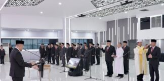 Wamen Ossy Dermawan Lantik 78 Pejabat ATR/BPN, Tekankan Integritas dan Profesionalisme ASN