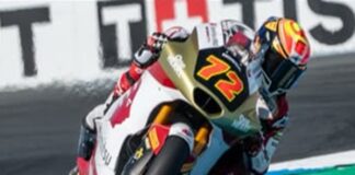 PACU MOTOR - Pembalap Indonesia di Moto2 yakni Mario Aji memacu motor Honda adalannya dalam race Moto2 seri MotoGP 2026 beberapa waktu lalu. Inilah satu di antara berita MotoGP terbaru dari Mario Aji, Minggu (5/7/2026). OFFICIAL INSTAGRAM IDEMITSU HONDA TEAM ASIA/REPRO