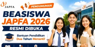 Beasiswa JAPFA 2026 Resmi Dibuka, Ini Jadwal dan Syaratnya!