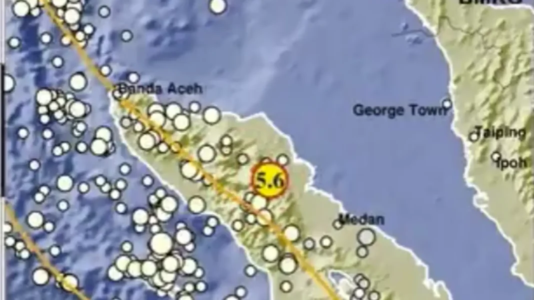 Gempa Magnitudo 5,6 Guncang Gayo Lues, Getarannya Terasa hingga Medan dan Deli Serdang