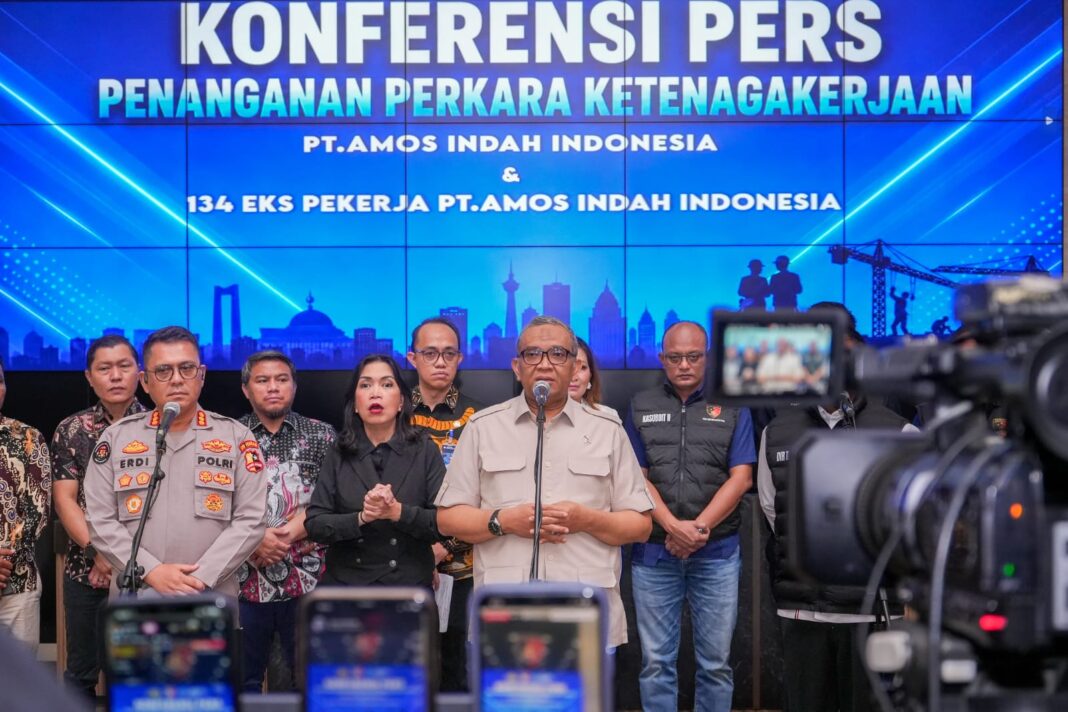 Afriansyah Noor Ungkap Kunci Sukses Penyelesaian PHK 134 Eks Pekerja PT Amos Indah