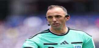 Wasit asal Portugal Joao Pinheiro resmi ditunjuk FIFA untuk memimpin pertandingan perempat final Piala Dunia 2026 antara Argentina melawan Swiss di Arrowhead Stadium.