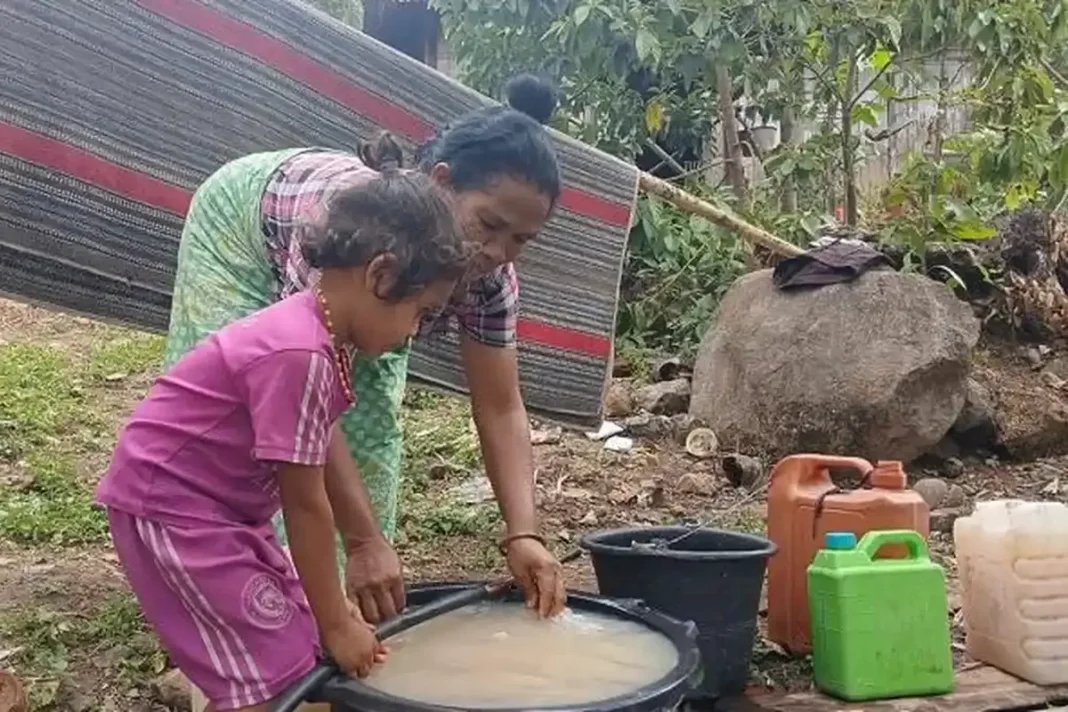 Puluhan Tahun Krisis Air Bersih, Warga Kampung di Nagekeo Masih Andalkan Embung yang Dipakai Ternak
