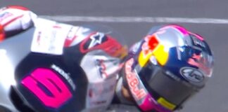 TERCEPAT DI SILVERSTONE - Pembalap Indonesia asal Gunung Kidul, Veda Ega Pratama nyaris saja menjadi pembalap tercepat di Friday Practice MotoGP Inggris 2026, Jumat (8/8/2026). Veda Ega Pratama langsung lolos Q2 Sabtu besok. OFFICIAL INSTAGRAM HONDA TEAM ASIA/REPRO