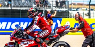 MARC MARQUEZ JUARA - Hasil MotoGP hari ini di seri GP Aragon 2026 kembali menempatkan Marc Marquez sebagai juara! Pembalap berjuluk The Baby Alien itu cuma perlu 41 menit 10 detik sekian untuk bisa menuntaskan 23 lap pada Minggu (30/8/2026) tadi malam WIB. OFFICIAL INSTAGRAM DUCATI CORSE/REPRO