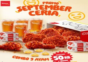 Promo September Ceria Richeese Factory Mulai Besok! Ada Diskon Spesial Combo 9 Ayam 1 PROMO TERBARU - Richeese Factory menggelontorkan program promo dan diskon terbaru bertajuk September Ceria mulai Selasa (1/9/2026) besok. Berikut penawaran lengkapnya. OFFICIAL INSTAGRAM RF/REPRO
