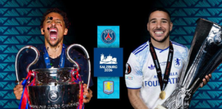 Simak link live streaming PSG vs Aston Villa di Piala Super Eropa 2026. Saksikan pertandingan melalui Vidio, Kamis 13 Agustus pukul 02.00 WIB.