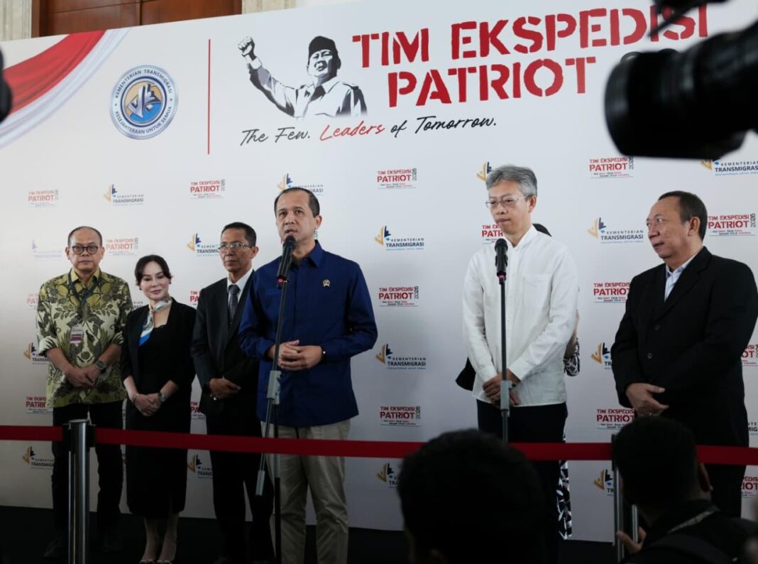 Menteri Iftitah Lepas 1.476 Tim Ekspedisi Patriot, Diminta Tinggalkan Solusi Nyata di Kawasan Transmigrasi