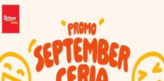 PROMO TERBARU - Richeese Factory menggelontorkan program promo dan diskon terbaru bertajuk September Ceria mulai Selasa (1/9/2026) besok. Berikut penawaran lengkapnya. OFFICIAL INSTAGRAM RF/REPRO