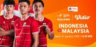 Link Live Streaming Timnas U-20 Indonesia Vs Malaysia di Kualifikasi Piala Asia U-20 2027