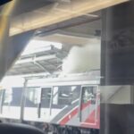 KRL Cikarang-Kampung Bandan Berasap di Stasiun Cikarang, Ternyata Ini Penyebabnya!