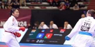 KARATEKA TOP INDONESIA - Cok Istri Agung Sanistyarani berhasil menyumbangkan medali untuk Indonesia di ajang Asian Games 2026 Aichi Nagoya Jepang. Bertarung di kelas 55 Kg Women's Kumite Cabor Karate, Cok Istri Agung Sanistyarani mendominasi Alisha sang Karateka asal India yang jadi lawannya dalam perebutan Bronze Medals Karate Asian Games 2026, Selasa (22/9/2026) tadi. Berikut ulasan profil Cok Istri Agung Sanistyarani singkat. OFFICIAL INSTAGRAM COKI/REPRO