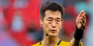 WASIT KOREA - Sosok wasit Indonesia Vs Malaysia dalam pertandingan Grup A FIFA ASEAN Cup 2026 yang digelar di Stadion Utama Gelora Bung Karno Jakarta, Senin (28/9/2026). Profil wasit bernama Ko Hyung-jin ini pun jadi sorotan publik Tanah Air usai keputusannya mengusir Thom Haye dengan Kartu Merah, hingga anulir gol Timnas Indonesia ke gawang skuad Harimau Malaya. OFFICIAL INSTAGRAM VAMOS PERSIB/REPRO