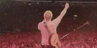 KONSER ED SHEERAN - Drama menerpa tur konser Ed Sheeran di Amerika Serikat setelah Macklemore yang menyuarakan kebebasan Palestina didepak. Terbaru, deretan artis opening act seperti Lukas Graham hingga Aaron Rowe juga undur diri setelah Macklemore dicoret dari penyanyi pembuka. OFFICIAL INSTAGRAM ED SHEERAN/REPRO