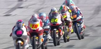PEMBALAP INDONESIA - Pembalap Indonesia Veda Ega Pratama membuat sensasi dalam race Moto3 Austria 2026 hari ini Minggu (20/9/2026). Start dari P19, ia sempat masuk ke P4 sebelum akhirnya dipaksa mundur dengan sanksi Long Lap Penalty usai insiden dengan Pembalap Spanyol, David Munoz. OFFICIAL INSTAGRAM HONDA TEAM ASIA/REPRO