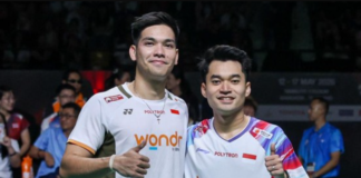 Leo Rolly Carnando/Daniel Marthin menjadi salah satu wakil Indonesia yang lolos ke 16 besar China Masters 2026 setelah mengalahkan unggulan pertama Kim Won Ho/Seo Seung Jae.
