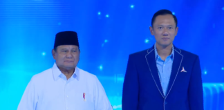 Ketua Umum Partai Demokrat Agus Harimurti Yudhoyono (AHY) menyampaikan pidato pada puncak HUT ke-25 Partai Demokrat di Indonesia Arena, Jakarta, Rabu (9/9/2026).
