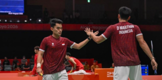 Tim beregu putra Indonesia akan menghadapi China pada final badminton Asian Games 2026, Kamis (24/9/2026).