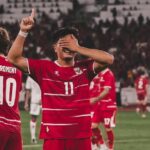Ragnar Oratmangoen mencetak gol yang membawa Timnas Indonesia sementara unggul 1-0 atas Singapura di SUGBK, Jakarta, Jumat (25/9/2026).