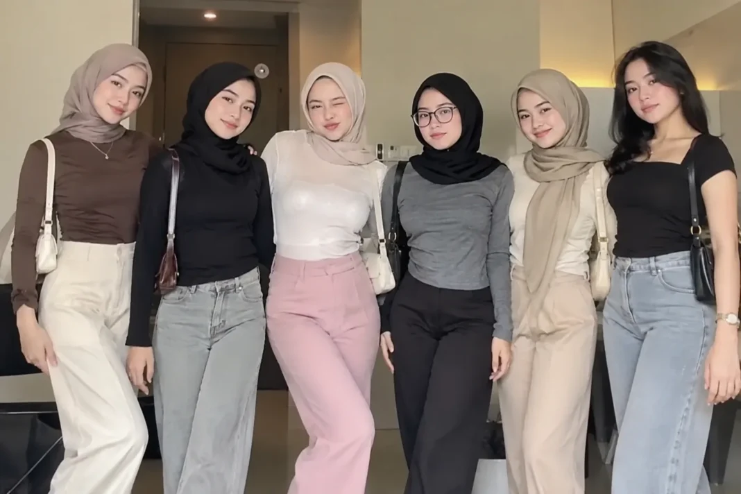 Video Outfit Hijab Viral, Gaya Busana Enam Perempuan Picu Perdebatan Warganet