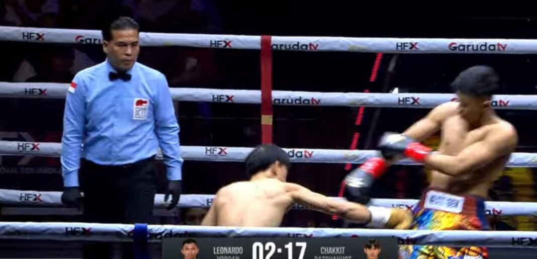 Potongan gambar Tinju Live Garuda TV bertajuk Back to Champions 2026, Sabtu (10/10/2026) di Pontianak