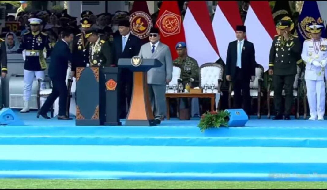 Presiden Prabowo Pimpin Upacara HUT ke-81 TNI di Cilangkap, Lantik Puluhan Satuan Baru