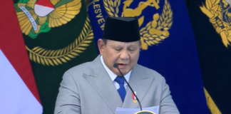 Presiden Prabowo Subianto meresmikan 204 satuan baru TNI dalam upacara HUT ke-81 TNI di Mabes TNI, Cilangkap, Jakarta, Senin (5/10/2026).