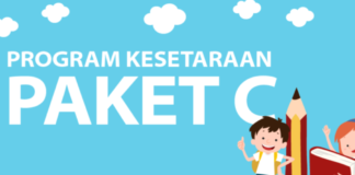 Ilustrasi kegiatan belajar peserta Paket C melalui pendidikan kesetaraan setara SMA di PKBM atau SKB.