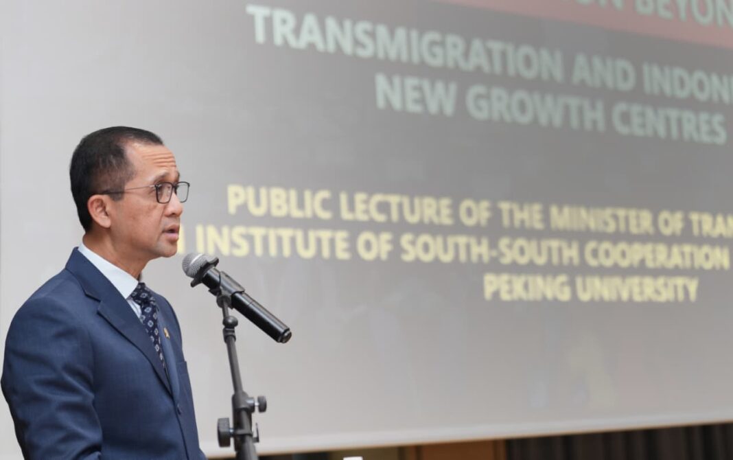 Kementerian Transmigrasi Gandeng Peking University Kembangkan Pusat Ekonomi Baru