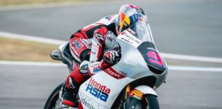 LOLOS Q2 - Pembalap Moto3 Indonesia, Veda Ega Pratama sukses mengukir catatan waktu mentereng dalam sesi Friday Practice di hari pertama MotoGP Mandalika 2026 digelar, Jumat (9/10/2026). Itu akan menempatkan Veda Ega Pratama langsung lolos ke Q2 di sesi Kualifikasi Moto3 GP Indonesia 2026 Sabtu besok. OFFICIAL INSTAGRAM HONDA TEAM ASIA/REPRO