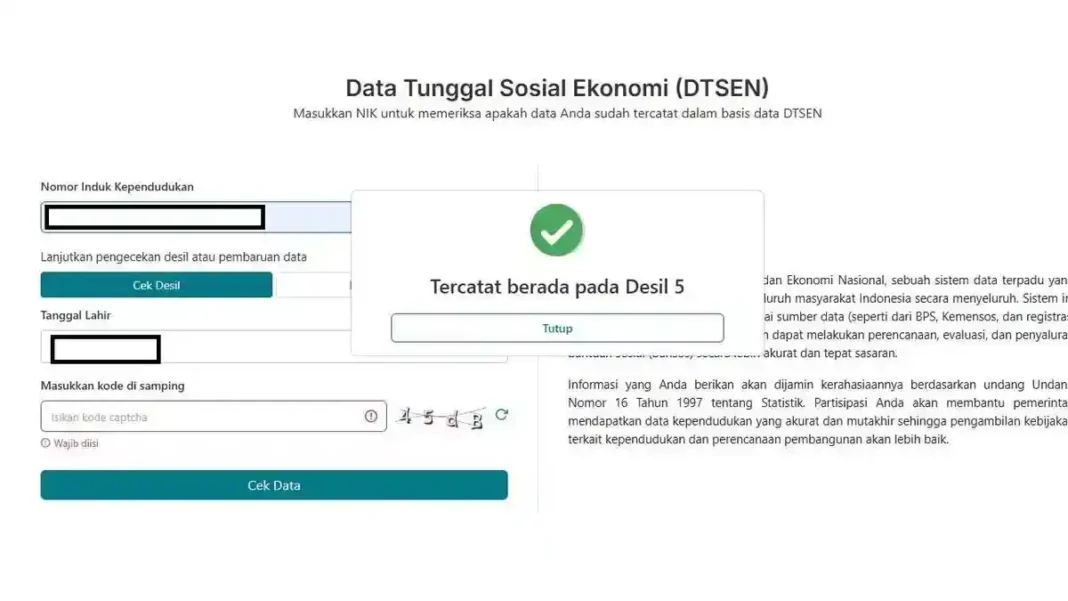 Desil 1-5 Berpeluang Terima Bansos 2026, Begini Cara Cek Status Penerima Lewat HP